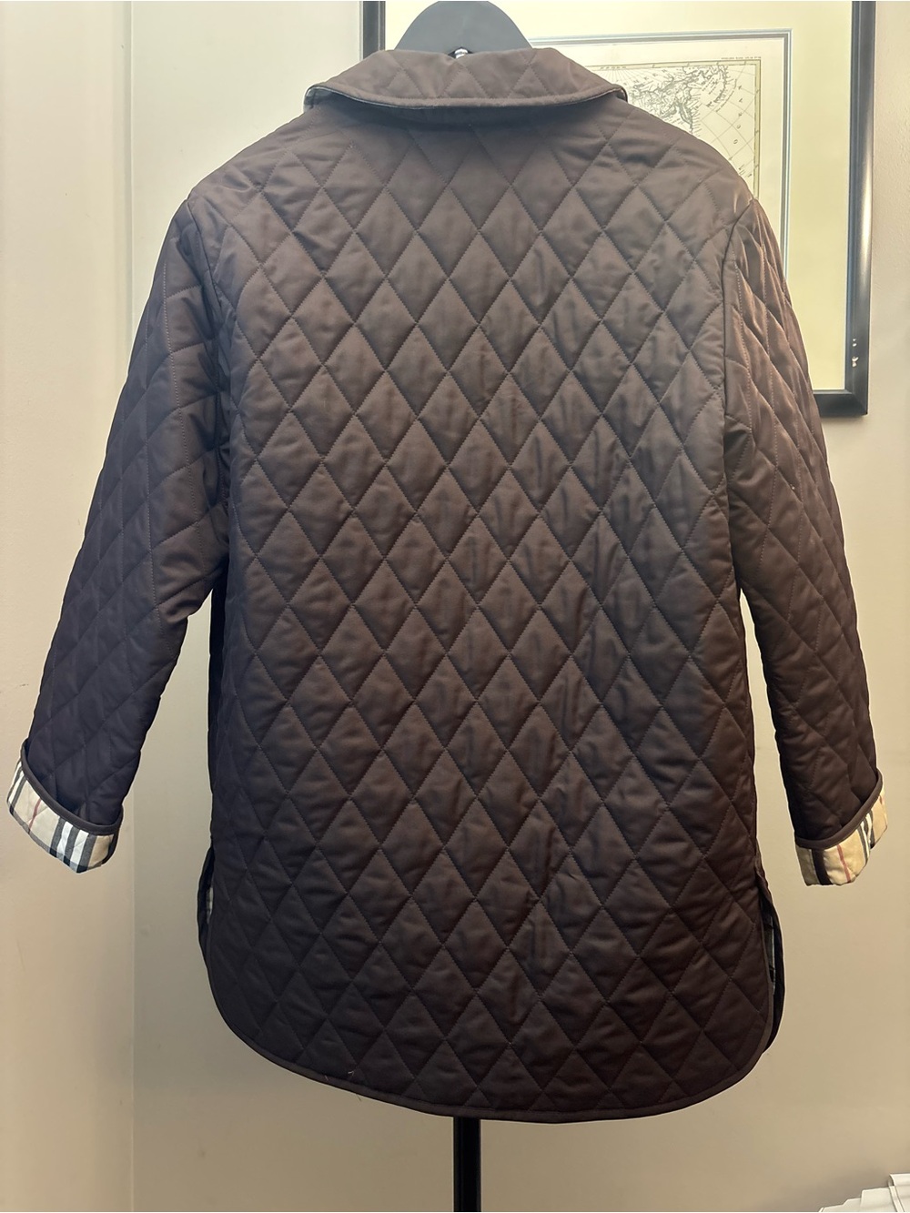 Burberry Made-in-England Brown Quilted Lightweight Jacket - Picture 8 of 10